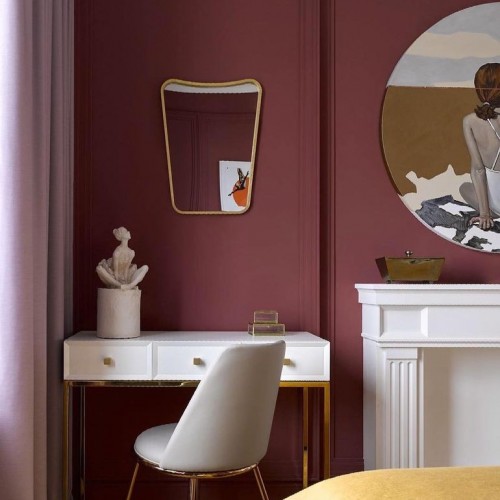 Краска Lanors Mons цвет Бордово-коричневый Claret-Brown 87 Interior 0,2 л
