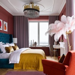 Краска Lanors Mons цвет Бордово-коричневый Claret-Brown 87