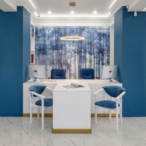 Краска Lanors Mons цвет Сапфир Sapphire 111 Satin 1 л