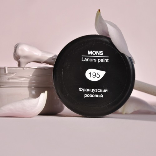 Краска Lanors Mons цвет Французский розовый French pink 195 Exterior 4.5 л