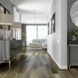 Кварцвиниловый SPC ламинат Fargo Comfort Дуб Прага 61W921 1220×150×4