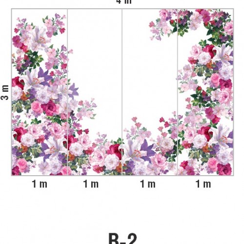 Панно Loymina Classic vol. II French bouquet V9 002 B2 3х4 м