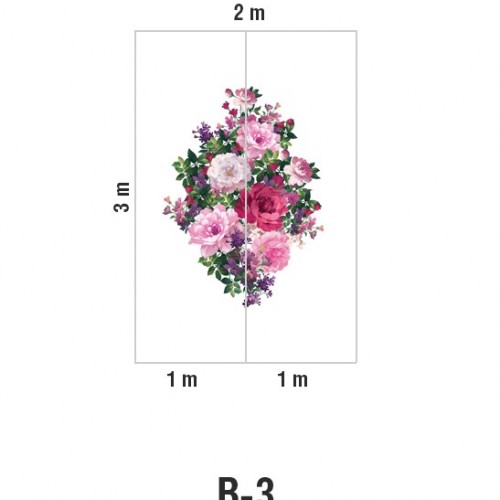 Панно Loymina Classic vol. II French bouquet V9 002 B3 3х2 м