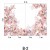 Панно Loymina Classic vol. II French bouquet V9 002/1 B2 3х4 м, общий размер и схема панно