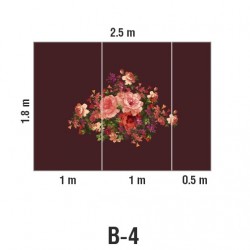 Панно Loymina Classic vol. II French bouquet V9 004 B4 1.8х2.5 м