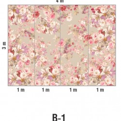 Панно Loymina Classic vol. II French bouquet V9 008 B1 3х4 м