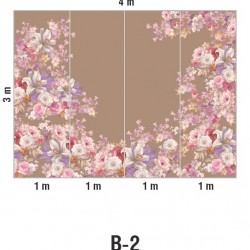 Панно Loymina Classic vol. II French bouquet V9 010 B2 3х4 м