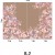 Панно Loymina Classic vol. II French bouquet V9 010 B2 3х4 м, общий размер и схема панно
