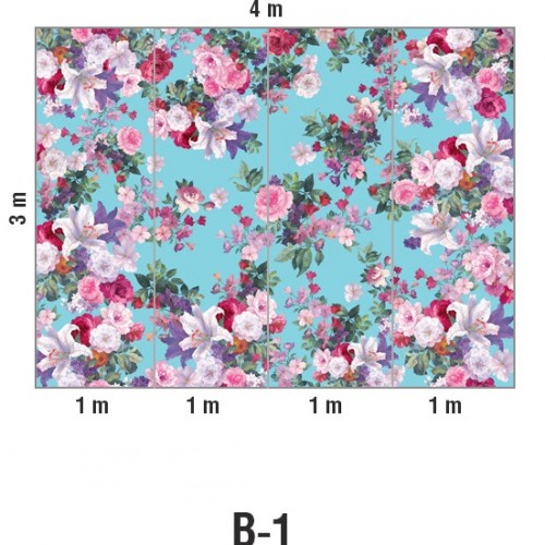 Панно Loymina Classic vol. II French bouquet V9 018 B1 3х4 м