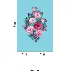 Панно Loymina Classic vol. II French bouquet V9 018 B3 3х2 м