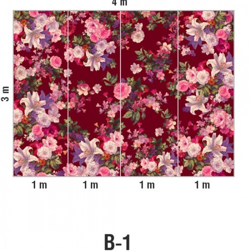 Панно Loymina Classic vol. II French bouquet V9 020 B1 3х4 м