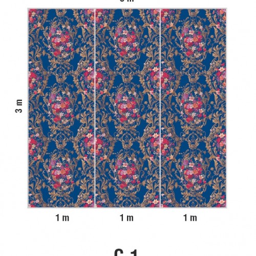 Панно Loymina Classic vol. II Medallion V10 021 C2 3х2 м