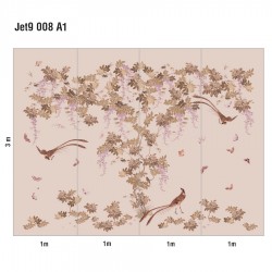 Панно Loymina Jetset Birds of Paradise Jet9 008 A1 3x4 м