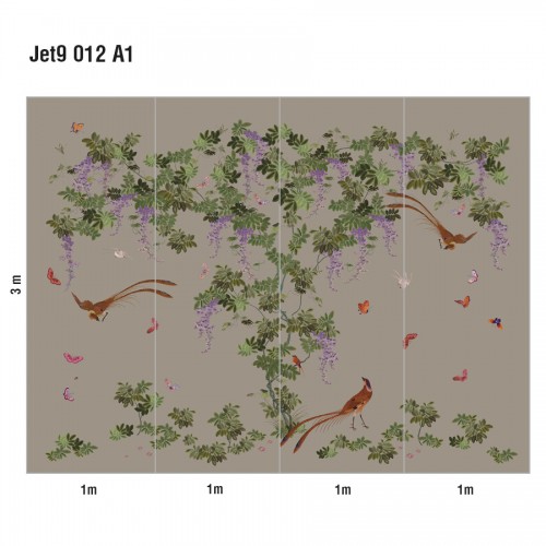 Панно Loymina Jetset Birds of Paradise Jet9 012 A1 3x4 м