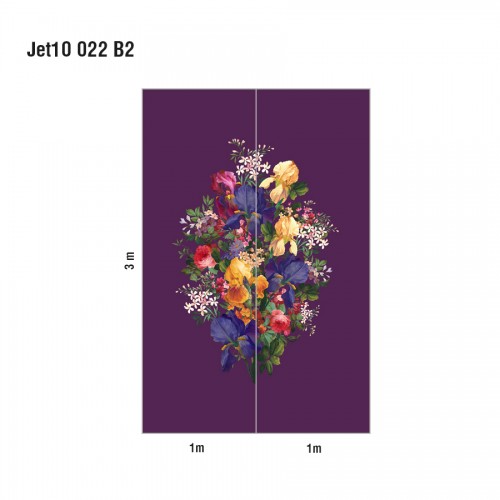 Панно Loymina Jetset Fleur de Lis Jet10 022 B2 3x2 м