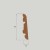 Плинтус МДФ ламинированный Alloc Дуб Светло-серый 4461 2400x60x14, технический рисунок