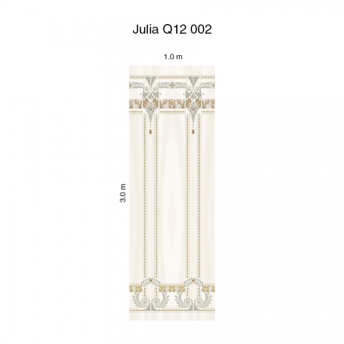 Панно Loymina Sialia Julia Q12 002, общий размер и схема панно