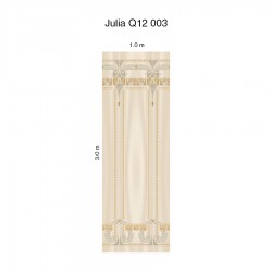 Панно Loymina Sialia Julia Q12 003, общий размер и схема панно