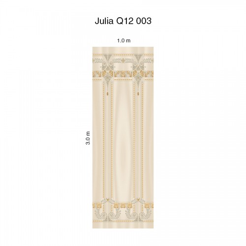 Панно Loymina Sialia Julia Q12 003, общий размер и схема панно