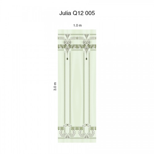 Панно Loymina Sialia Julia Q12 005, общий размер и схема панно