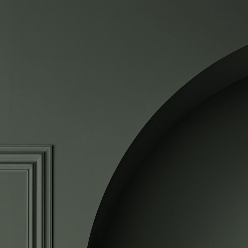 Краска Graham & Brown цвет Chimney Sweep Durable Matt Emulsion 0,1 л фото в интерьере