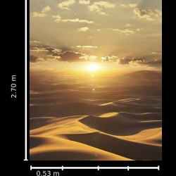 Панно Marburg Dune 32545 2,7х2,12 м, общий размер и схема панно