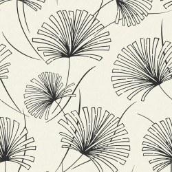 Обои Architector Black & white Lotus 1302410