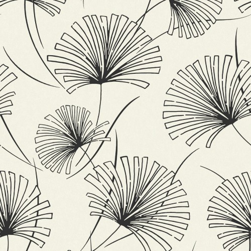 Обои Architector Black & white Lotus 1302410