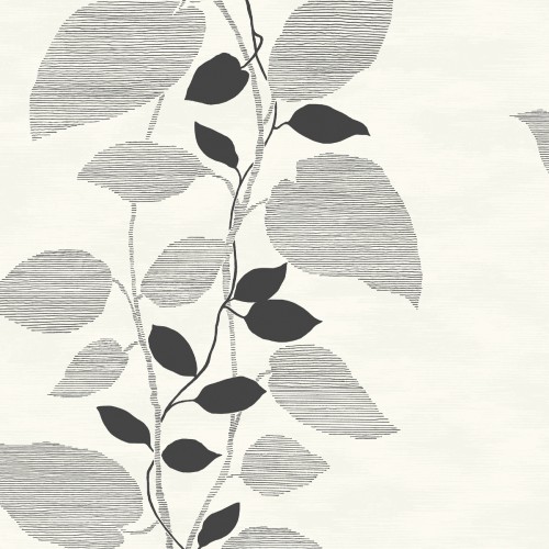 Обои Architector Black & white Leaves 1303200