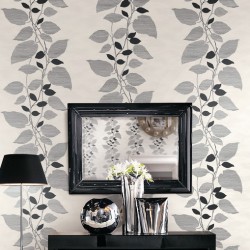 Обои Architector Black & white Leaves 1303200
