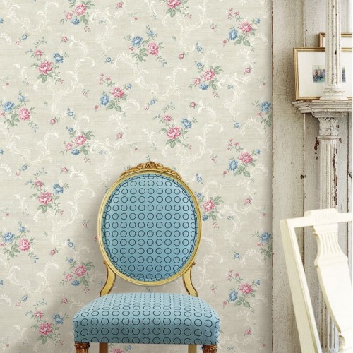 Обои KT Exclusive Vintage Home II Flower scrolls MV80101