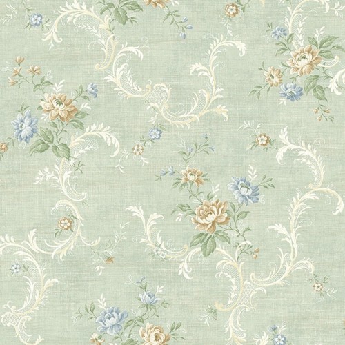 Обои KT Exclusive Vintage Home II Flower scrolls MV80102