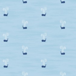 Обои Architector Little Genius Day Dreamers Funny whales DA60302
