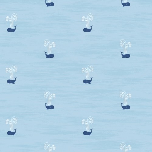Обои Architector Little Genius Day Dreamers Funny whales DA60302