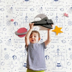 Обои Architector Little Genius Day Dreamers Drowing rocket DA60702