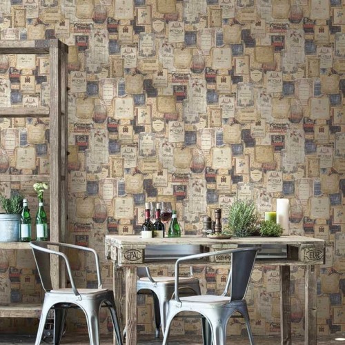 Обои KT Exclusive Vintage Home II Lables MV81201