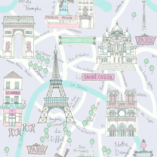 Обои KT Exclusive Playdate Adventure Paris FA40609