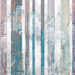 Панно Affresco New Art RE149-COL2 2x3,35 м, панно из нескольких рулонов