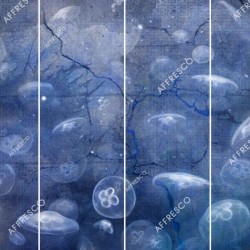 Панно Affresco New Art RE185-COL3 2x2,68 м, панно из нескольких рулонов