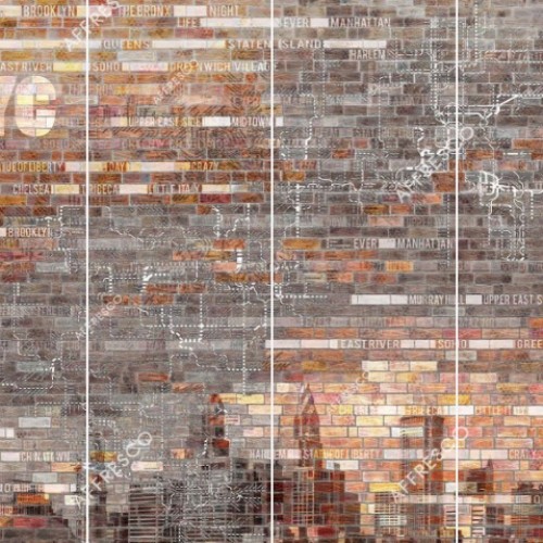 Панно Affresco New Art RE169-COL1 2x2,68 м