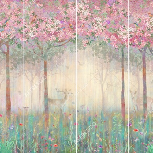 Панно Affresco Сказки AB693-COL1 2x2,68 м