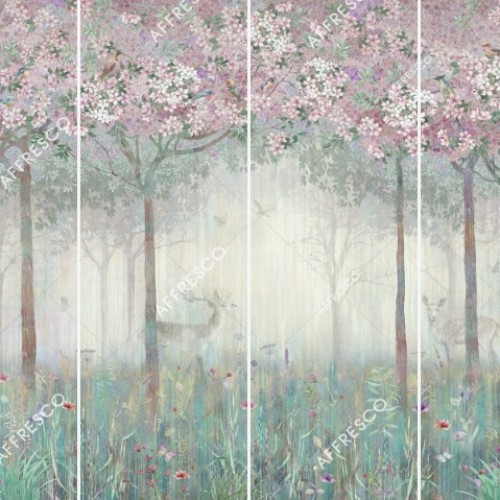 Панно Affresco Сказки AB693-COL4 2x2,68 м