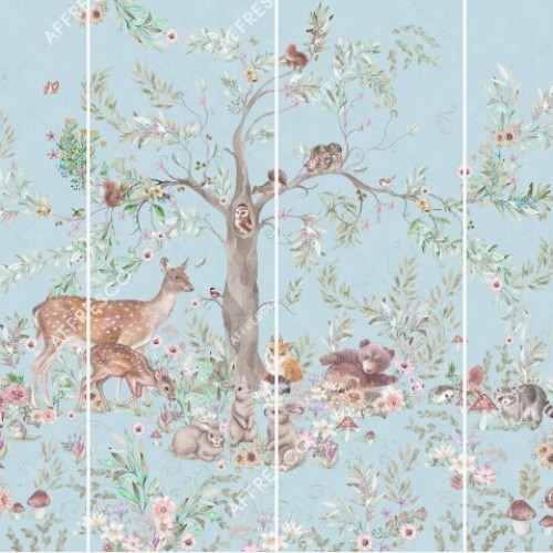 Панно Affresco Сказки SN611-COL1 2x2,68 м