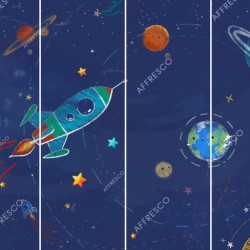 Панно Affresco Сказки OF647-COL3 2x2,68 м