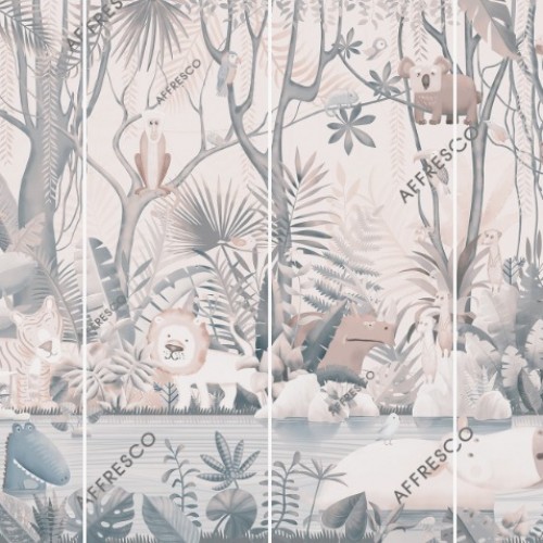 Панно Affresco Сказки AB614-COL2 2x2,68 м