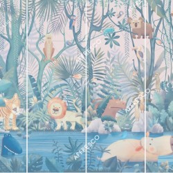 Панно Affresco Сказки AB614-COL3 2x2,68 м