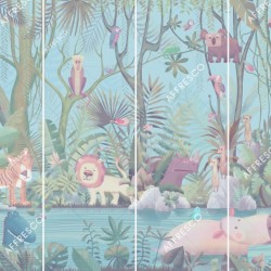 Панно Affresco Сказки AB614-COL4 2x2,68 м