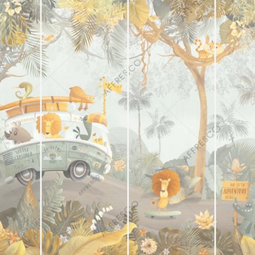 Панно Affresco Сказки ML664-COL3 2x2,68 м