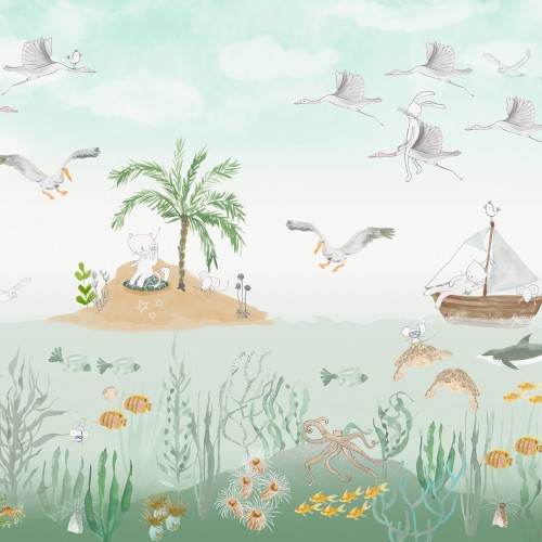 Панно Affresco Сказки NL671-COL3 2x2,68 м