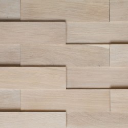 Деревянные стеновые 3D-панели Difard Blanc 3421-1103 420×58×8